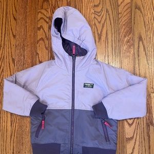 LLBean Girls Warm Up Insulated Hooded Jacket